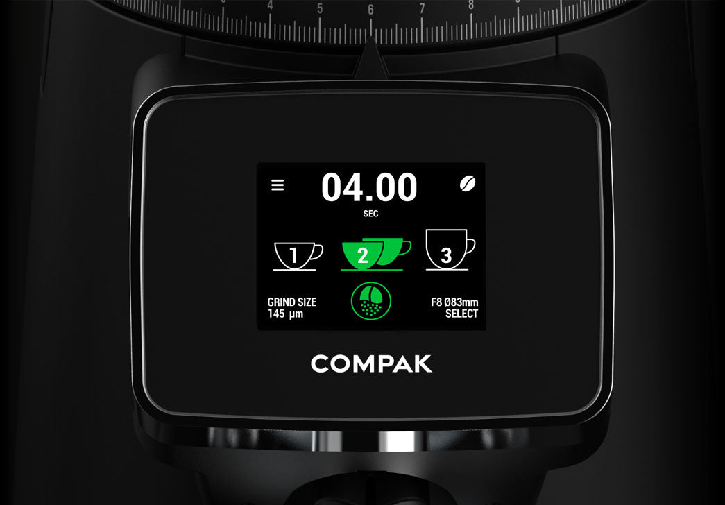 E8 On Demand – Compak-Kaffeemühlen